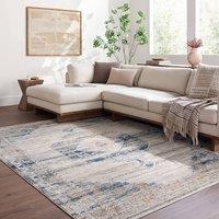 Livabliss Fifth Avenue Vintage Traditional Fringe Living Rug in Grey | Size: 200 cm x 275 cm