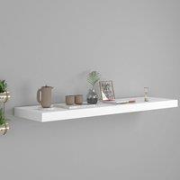 Berkfield Home Floating Wall Shelf White 90x23.5x3.8 cm MDF
