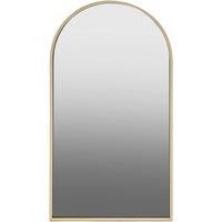 Orsina Trento Large Gold Finish Metal Wall Mirror