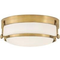 Netlighting Harper 3 Light Batten Heritage Brass in Bronze