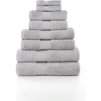 Deyongs Bliss Pima Supersoft Fluffy Cotton 650gsm Towels in Light Grey | Size: Bath Sheet