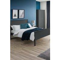 Julian Bowen Maine Bed in Black | Size: Single
