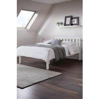 Julian Bowen Luna Bed in White | Size: Double