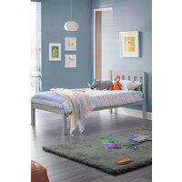 Julian Bowen Luna Bed in Grey | Size: Double