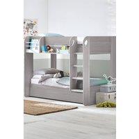Julian Bowen Mars Single Grey Oak Effect Bunk Bed with Underbed Trundle