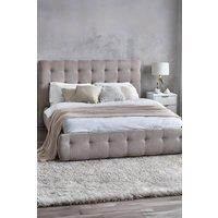 Julian Bowen Odette Upholstered Bed in Taupe | Size: Double