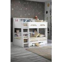 Julian Bowen Orion Bunk Bed in White | Size: Single