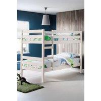 Julian Bowen Camden Bunk Bed in White | Size: Single