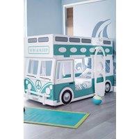 Julian Bowen Campervan Bunk Bed in Teal | Size: Single