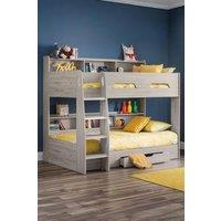 Julian Bowen Orion Bunk Bed in Grey | Size: Single