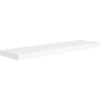Berkfield Home Floating Wall Shelf White 90x23.5x3.8 cm MDF
