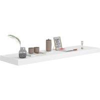 Berkfield Home Durable Floating Wall Shelf White 90x23.5x3.8 cm MDF