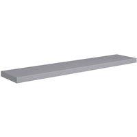 Berkfield Home Durable Floating Wall Shelves 4 pcs Grey 120x23.5x3.8 cm MDF