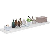 Berkfield Home Durable Floating Wall Shelves 4 pcs High Gloss White 120x23.5x3.8