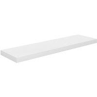 Berkfield Home Durable Floating Wall Shelves 2 pcs High Gloss White 90x23.5x3.8