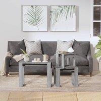 Berkfield Home Nesting Tables 3 pcs Grey Sonoma Engineered Wood