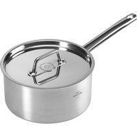 Kuhn Rikon Montreux Swiss Made Brushed Stainless Steel Induction Safe Saucepan, 20cm/3L in Silver