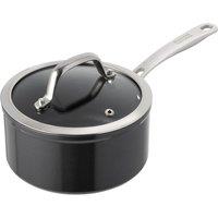Kuhn Rikon Easy Pro Aluminium Non-Stick Induction Safe Saucepan, 16cm/1.5L in Black