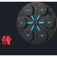 Leaper Bluetooth Music Home Fitness Punching Target with Gloves in Black