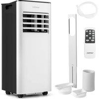 Gymax 9000 BTU Portable AC 4-In-1 Air Conditioner With Dry & Fan Mode-Black in Black