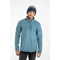 Weird Fish Men's Rodi Fine Fair Isle Beanie in Navy