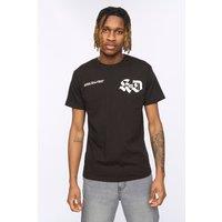 Kings Will Dream Men's Cartellio 100% Cotton Regular Fit T-Shirt with Back Graphic in Black | Size: Medium