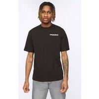 Kings Will Dream Men's Wildstyle 100% Cotton Heavyweight Loose Fit T-Shirt in Black | Size: Medium