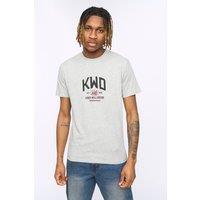 Kings Will Dream Men's Tattooed 100% Cotton Regular Fit Graphic T-Shirt in Grey | Size: Large