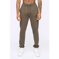 Kings Will Dream Men's Gothically Tapered Fit Cotton-Rich Brush-Back Fleece Joggers in Green | Size: Large
