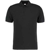Kustom Kit Men's Klassic Superwash 60C Short-Sleeved Polo Shirt in Black | Size: 2XL