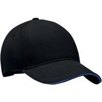 MidOcean Men's Singa 5 Panel Baseball Cap in Jet Black