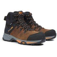 Timberland Pro Men's 'Switchback' Hiker Safety Footwear in Dark Brown | Size: 7