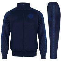 Scottish FA Men's Scotland Adults Jacket & Pants Tracksuit Set in Navy | Size: Small