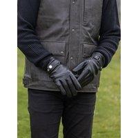 Lakeland Leather Men's 'Mardale' Leather Gloves in Black | Size: Large