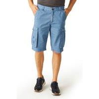 Regatta Men's Shorebay Vintage Look Cargo Shorts in Mid Blue | Size: 30R