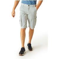 Regatta Men's Shorebay Vintage Look Cargo Shorts in Silver | Size: 36R