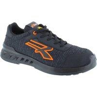 U-Power Men's Bradley S1P ESD Lightweight Safety Trainers in Black | Size: 7