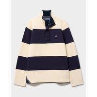 Crew Clothing Men's Sailing Padstowe Half Zip Sweatshirt Blue | Size: 2XL