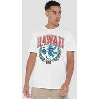 Disney Lilo & Stitch Stitch Ball T-Shirt, White | Size: 4XL