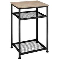 tectake Bedside Table York in Light Oak