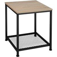 tectake Bedside Table Derby in Light Oak