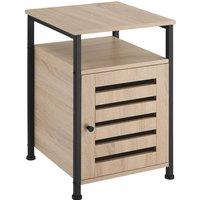 tectake Bedside Table Cork in Light Oak