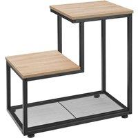 tectake Bedside Table Halifax in Light Oak