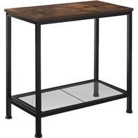 tectake Bedside Table Filton in Dark Brown