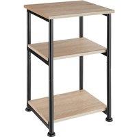 tectake Bedside Table Memphis in Light Oak