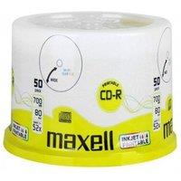 Maxell CD-R 52x White Full Face Inkjet Printable Surface 50 Discs