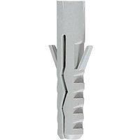 JCP CONSTRUCTION PRODUCTS Nylon Wall Plugs 6 x 30mm - Box of 100 in Grey