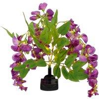 Gardenwize Solar Wisteria Flower Stake Light - 10 LED Garden Light in Purple