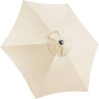Christow Replacement Parasol Canopy 2m Hexagonal 6 Arms UV Protection in Beige