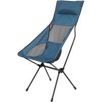 VFM e-Store Folding Outdoor Chair with Carry Bag Green Grey or Blue, Pack Away in Blue